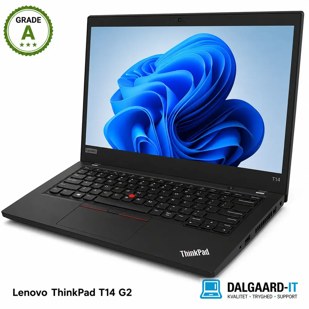 Lenovo Thinkpad T14 G2 I5-1135g7 16gb Ram 256gb Ssd Windows 11 Pro  Grade   Refurbished