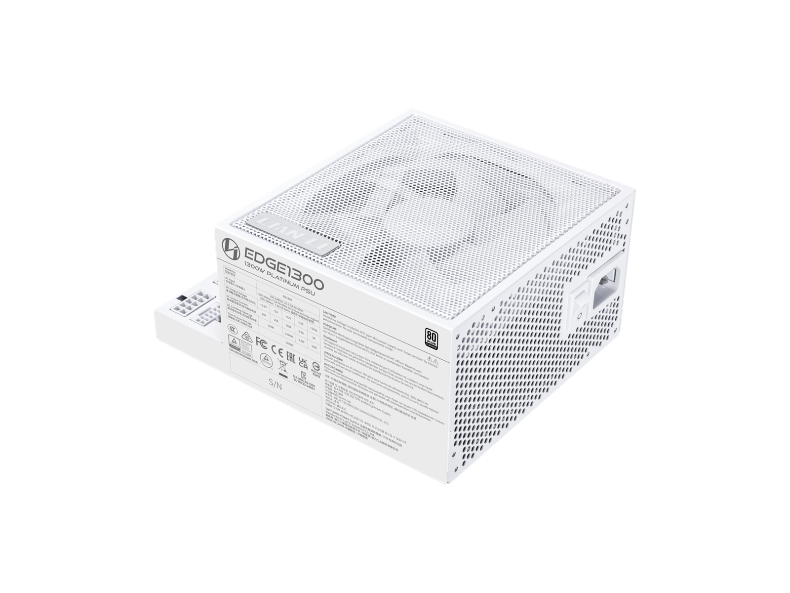 Lian Li Edge 850 Hvid  80 Plus Platinum Psu Geekd Dk