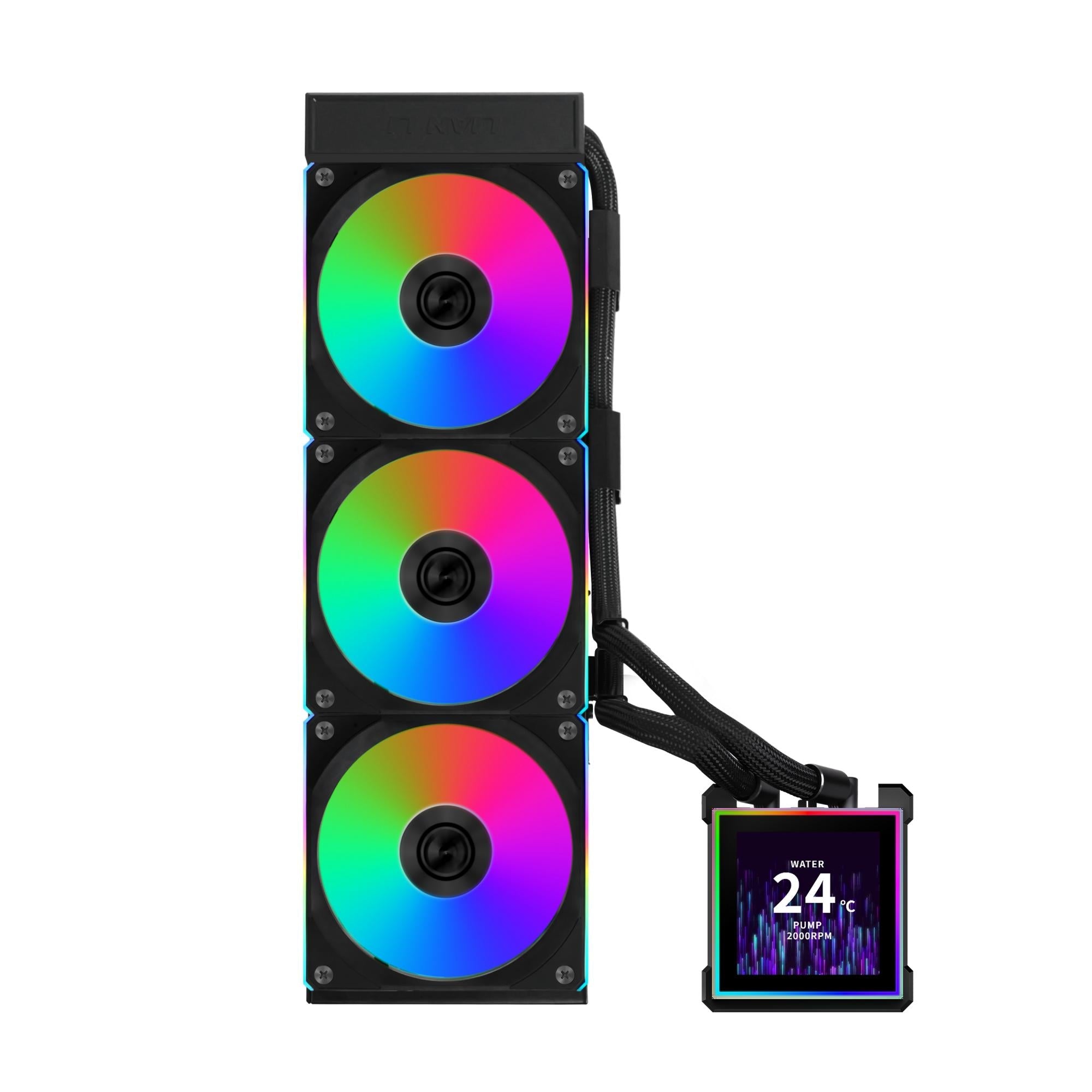 Lian Li Hydroshift Ii Lcd-   360cl Wireless  Black Vandkøling Geekd Dk