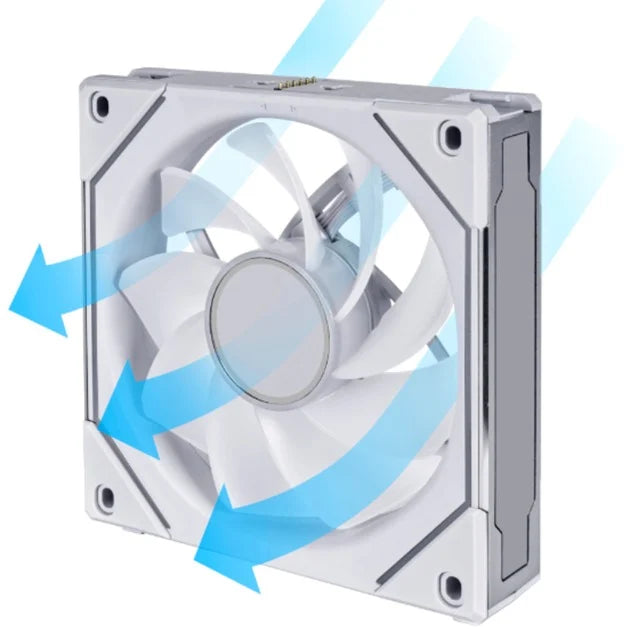 Lian Li Uni Fan Sl Inf Pwm White Reverse 140mm  Single Pack Kabinet Blæser Geekd Dk