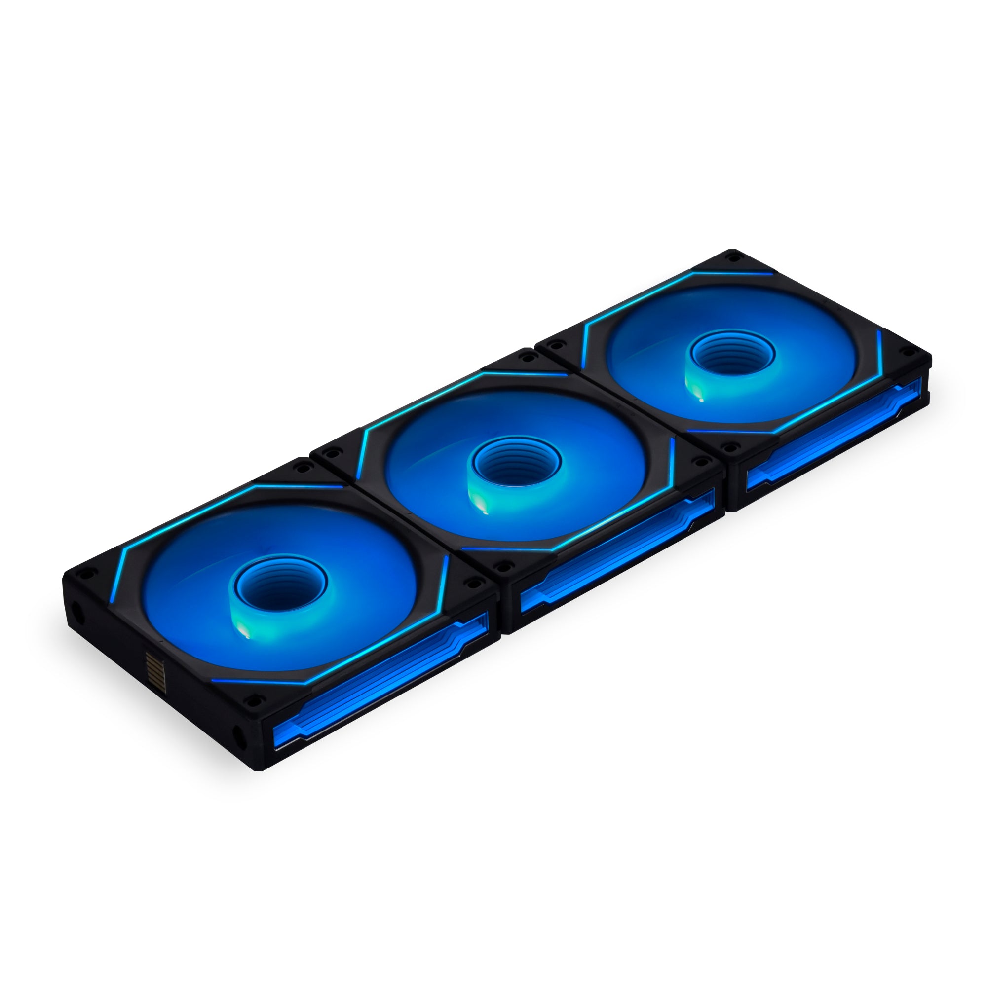 Lian Li Uni Fan Sl Infinity Pwm Sort   Pack 120mm Infinity Rgb Controller Inkluderet Kabinet Blæser Geekd Dk