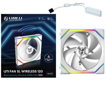 Lian Li Uni Fan Sl Wireless  Hvid- 120mm Kabinet Blæser Geekd Dk