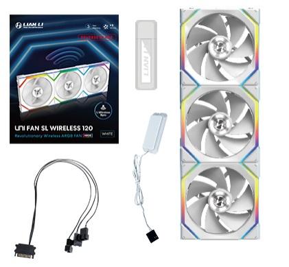 Lian Li Uni Fan Sl Wireless Reverse   -pak  Hvid 120mm