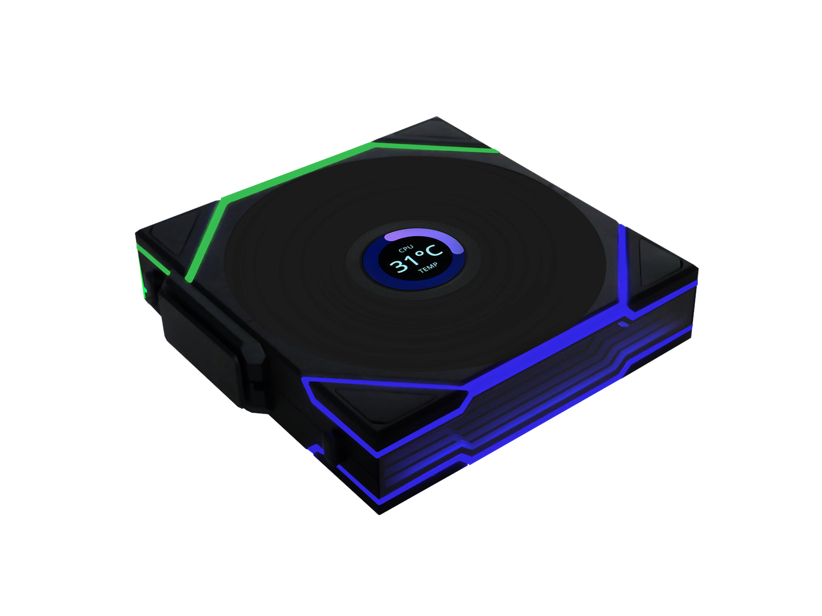 Lian Li Uni Fan Tl Wireless Lcd  Sort 120 Kabinet Blæser Geekd Dk