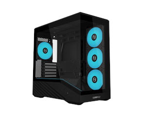 Lian Li Vector V100 Mini Black  With   Pcs Of Rgb Fans  Kabinet Geekd Dk