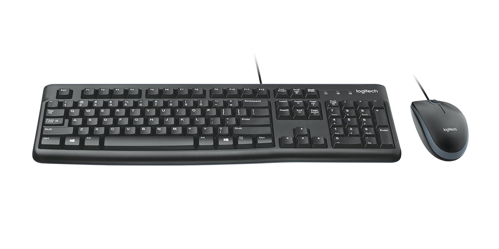 Logitech Desktop Mk120 Tastatur Og Mus-sæt Kabling Nordisk