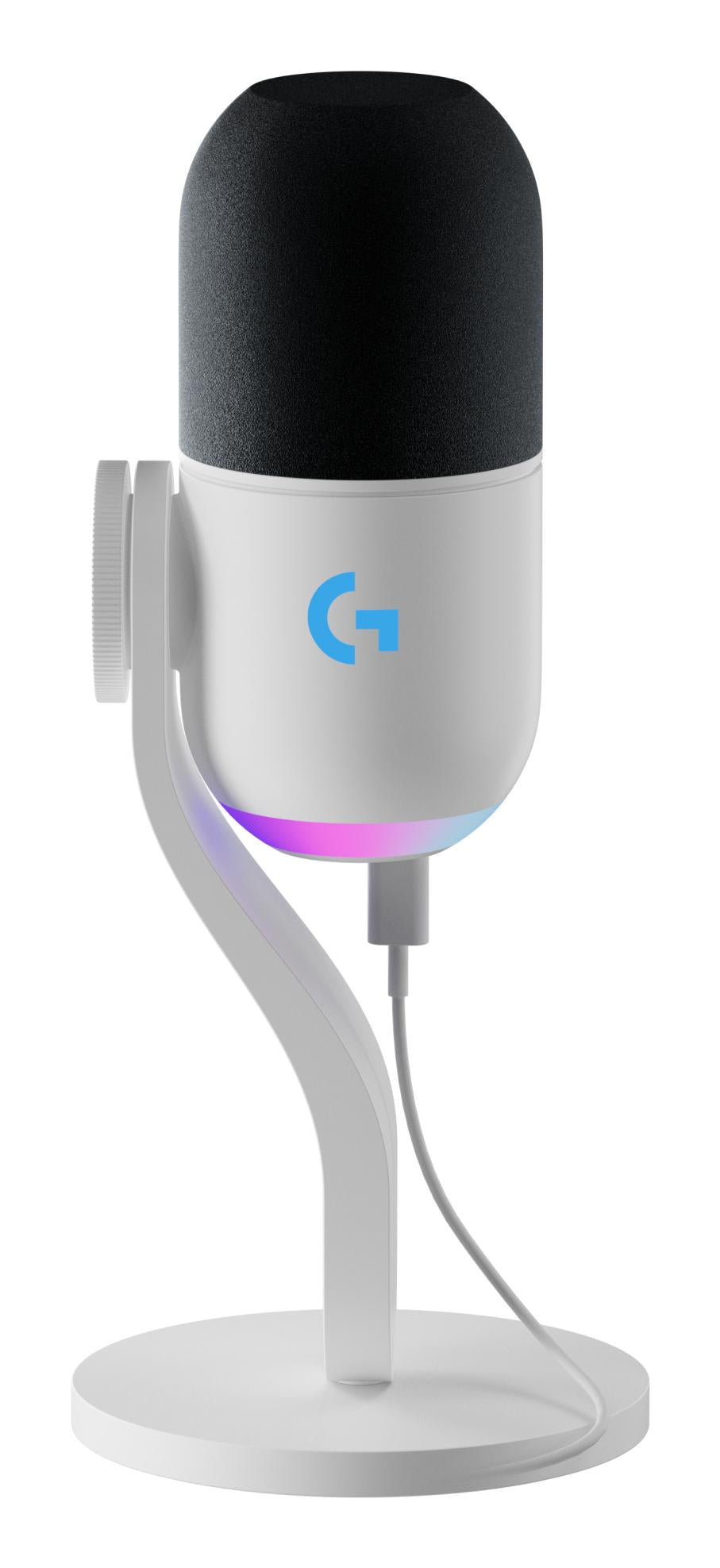Logitech Yeti Gx Dynamic Rgb Gaming Mic Med Lightsync  Off-hvid