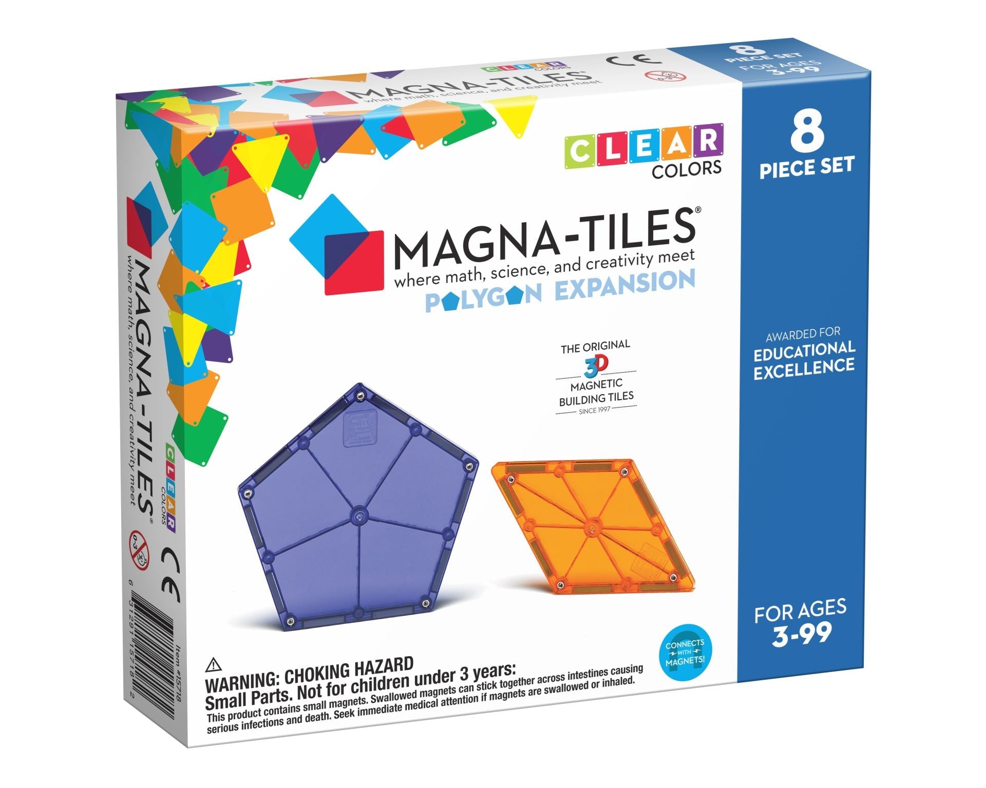 Magna-tiles Polygons   Magnetisk Byggesæt Geekd Dk
