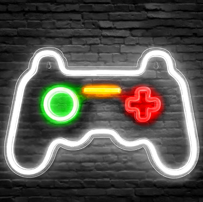 Mecharite Controller Led Neon Skilt Hvid Lampe Geekd Dk