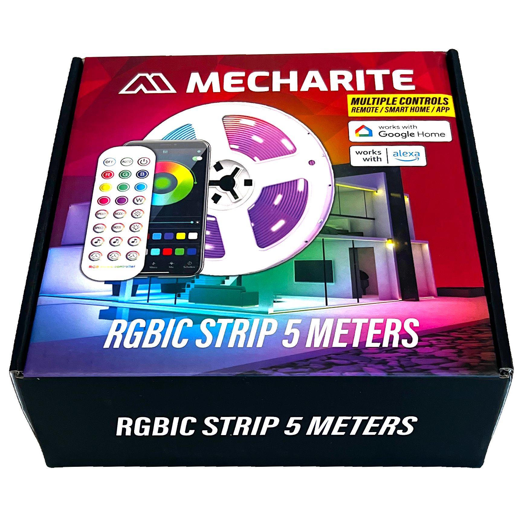 Mecharite Rgbic Strip   Meter Led Lys Geekd Dk