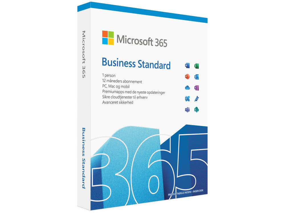 Microsoft 365 Business Standard Licensabonnemet   år   Bruger   Enheder