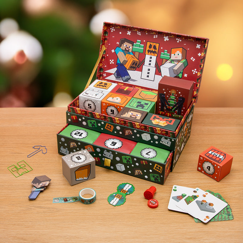 Minecraft Keepsake Box Advent Calendar Julekalender Geekd Dk