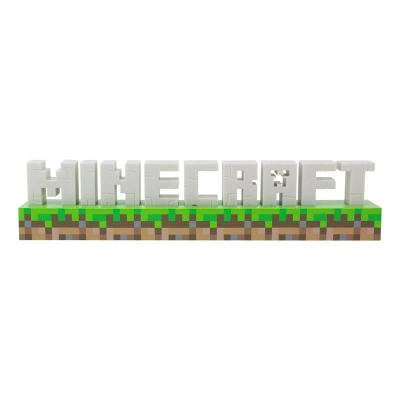 Minecraft Logo Light Lampe Geekd Dk