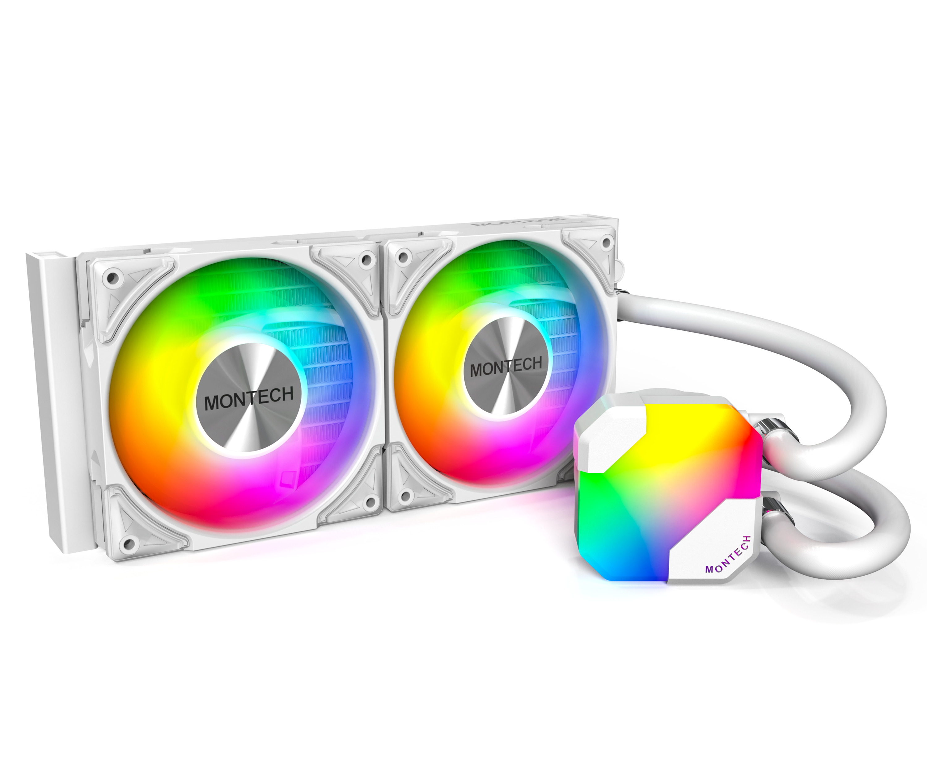 Montech Hyper Flow Argb 240 Aio  Hvid