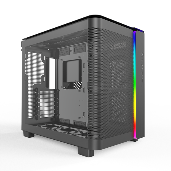 Montech King 95 Sort- Curved Glas