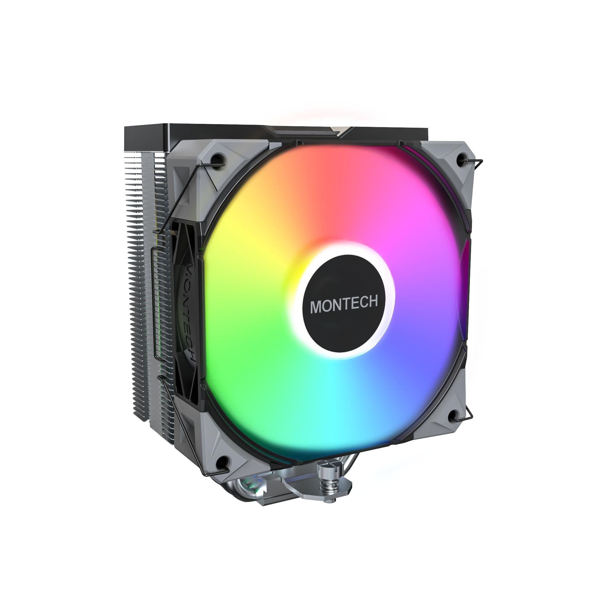 Montech Nx400 Argb  Single Tower    Hp Cpu Cooler  Black Cpu Køler Geekd Dk