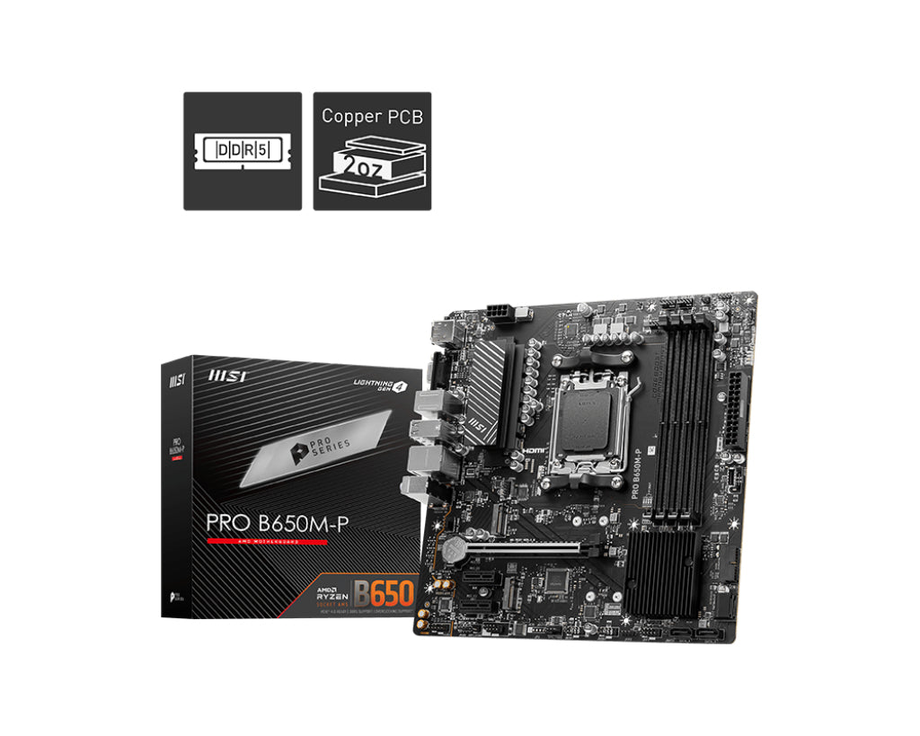 Msi Pro B650m-  Bundkort Geekd Dk