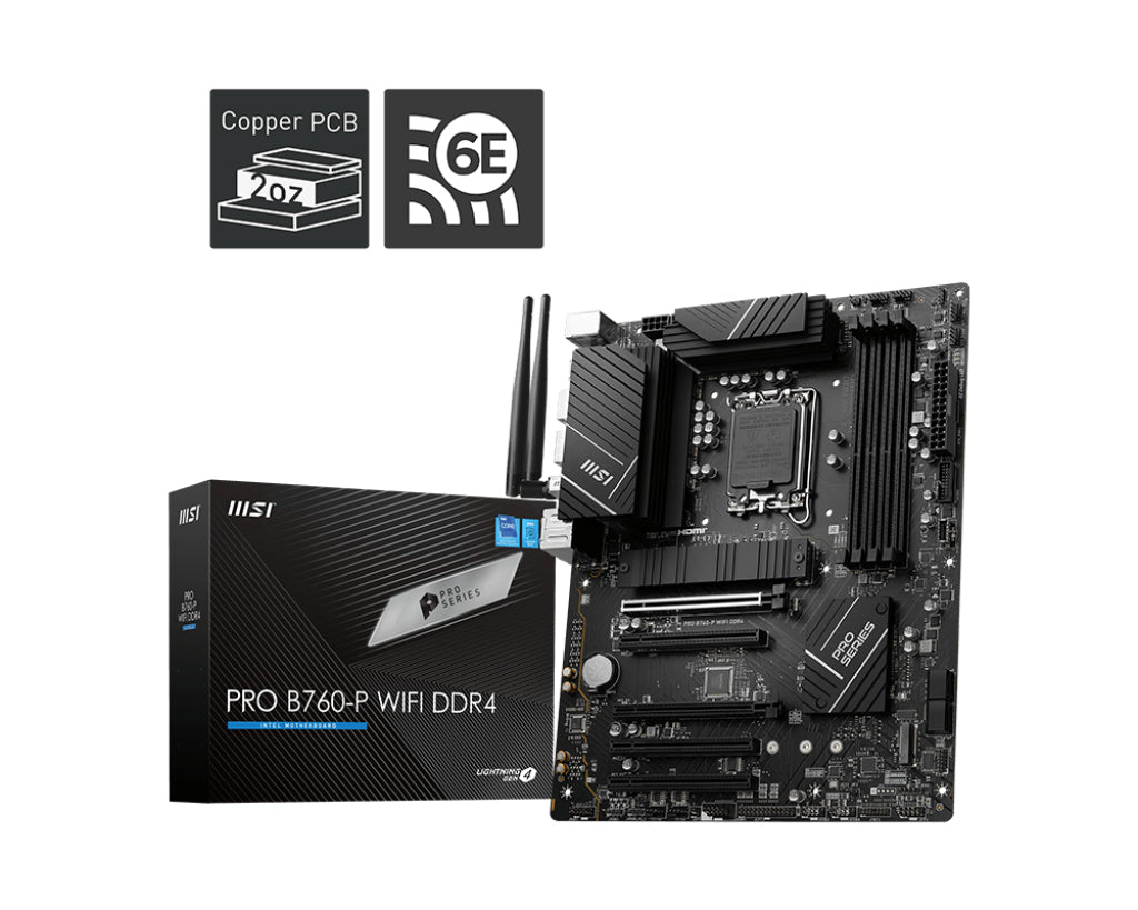Msi Pro B760-  Wifi Ddr4 Bundkort Geekd Dk