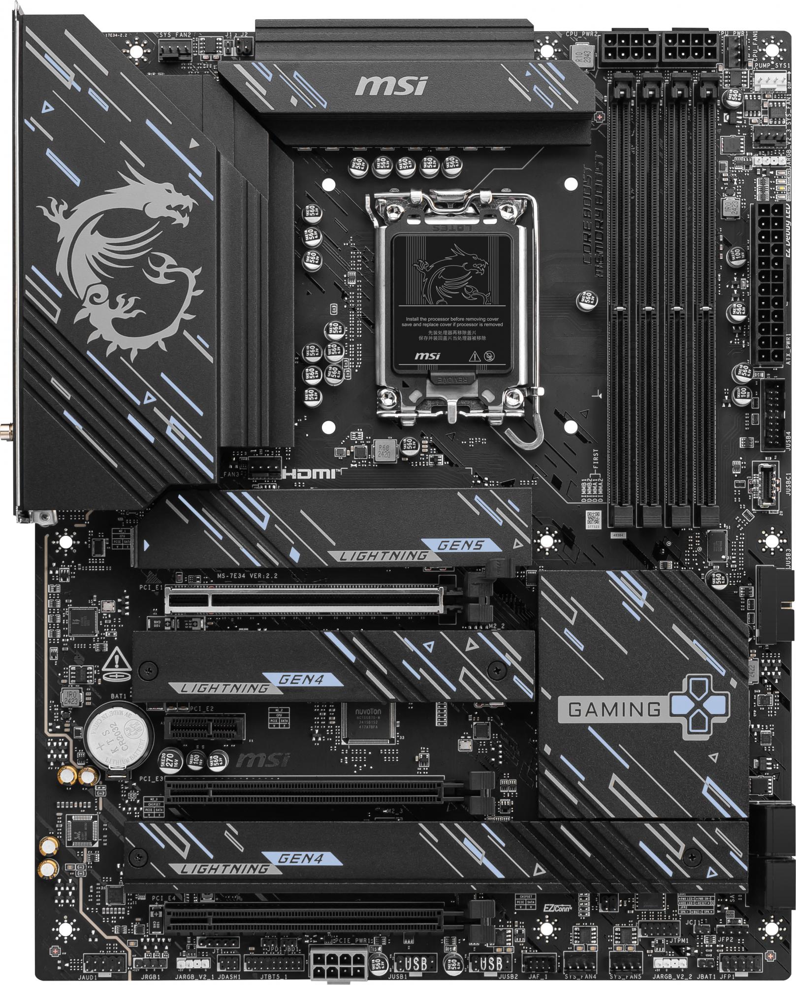 Msi Z890 Gaming Plus Wifi Atx Lga1851 Sokkel Intel Z890