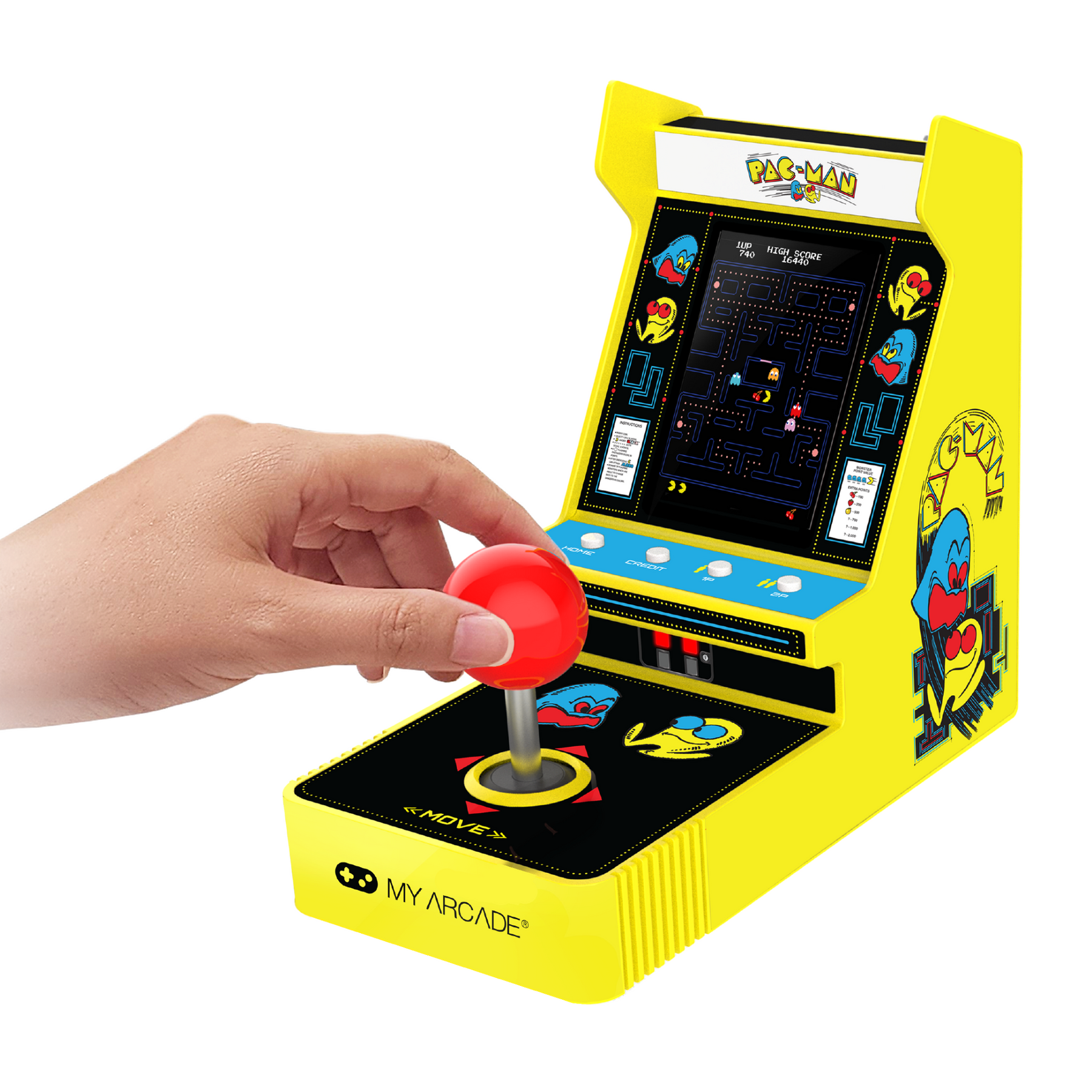 My Arcade Pac-man Joystick Player Arkademaskine Geekd Dk