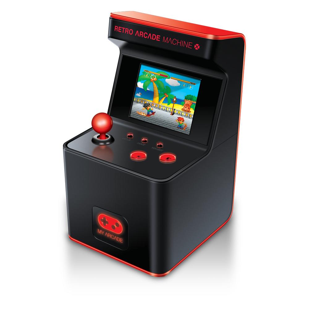 My Arcade Portable Retro Machine   16-bit Mini Arcade Cabinet  Includes 300 Built In Games  Arkademaskine Geekd Dk