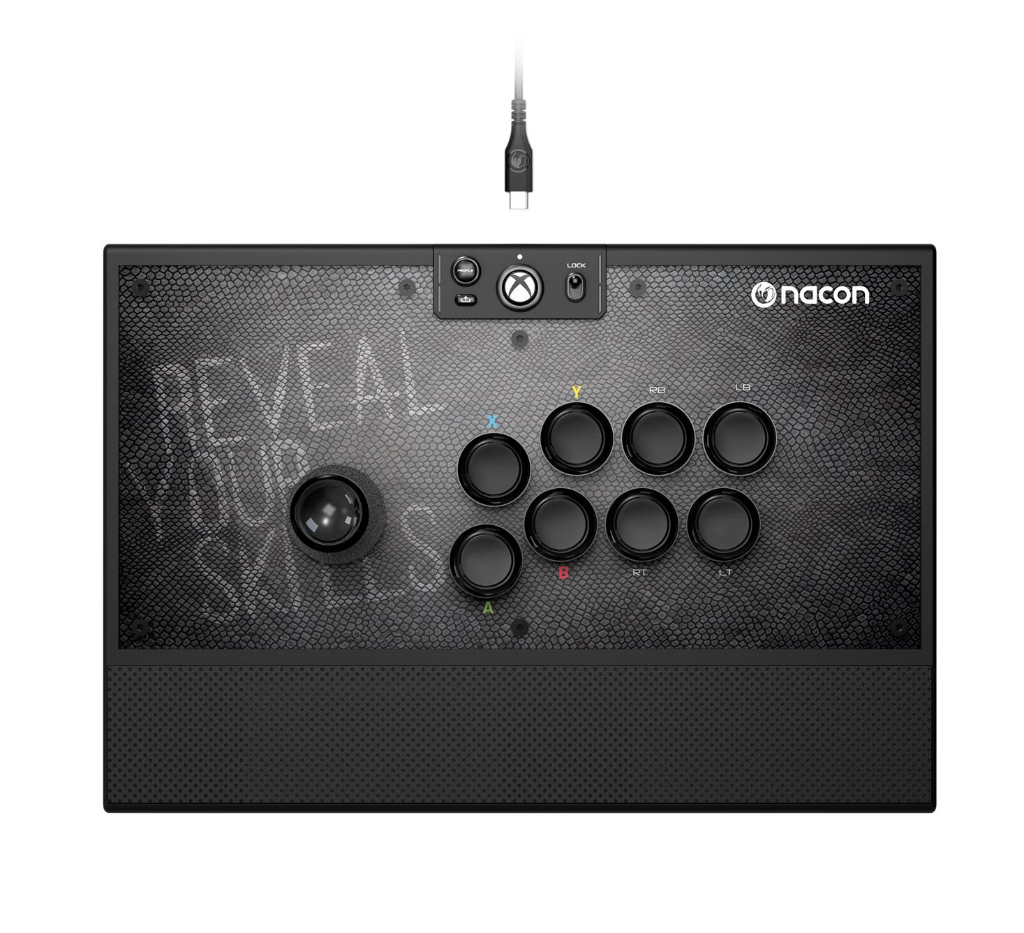 Nacon Daija Arcade Stick Sort Usb Speciel Pc  Xbox One  Xbox Series    Xbox Series