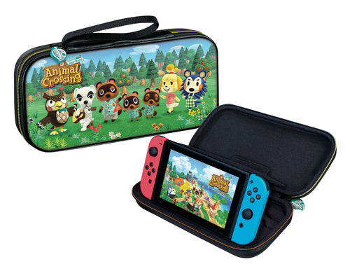 Nacon Game Traveler Deluxe Rejsetaske   Animal Crossing Edition Til Nintendo Switch Video Games And Consoles Nintendo Switch Accessories Cases   Storage Geekd Dk