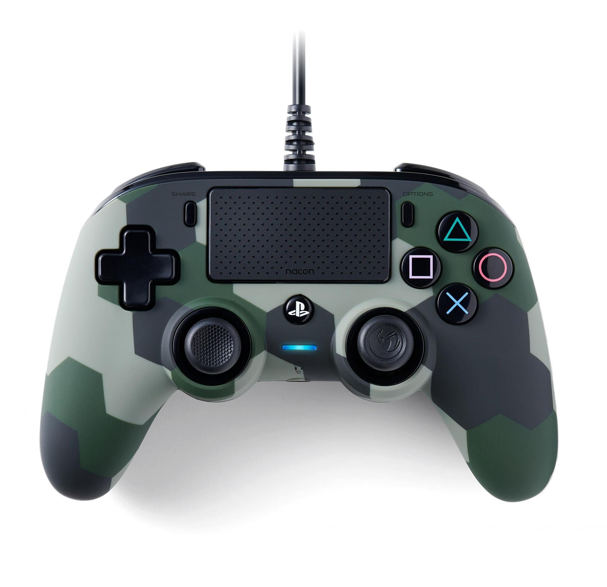 Nacon Compact Controller  Green Camouflage