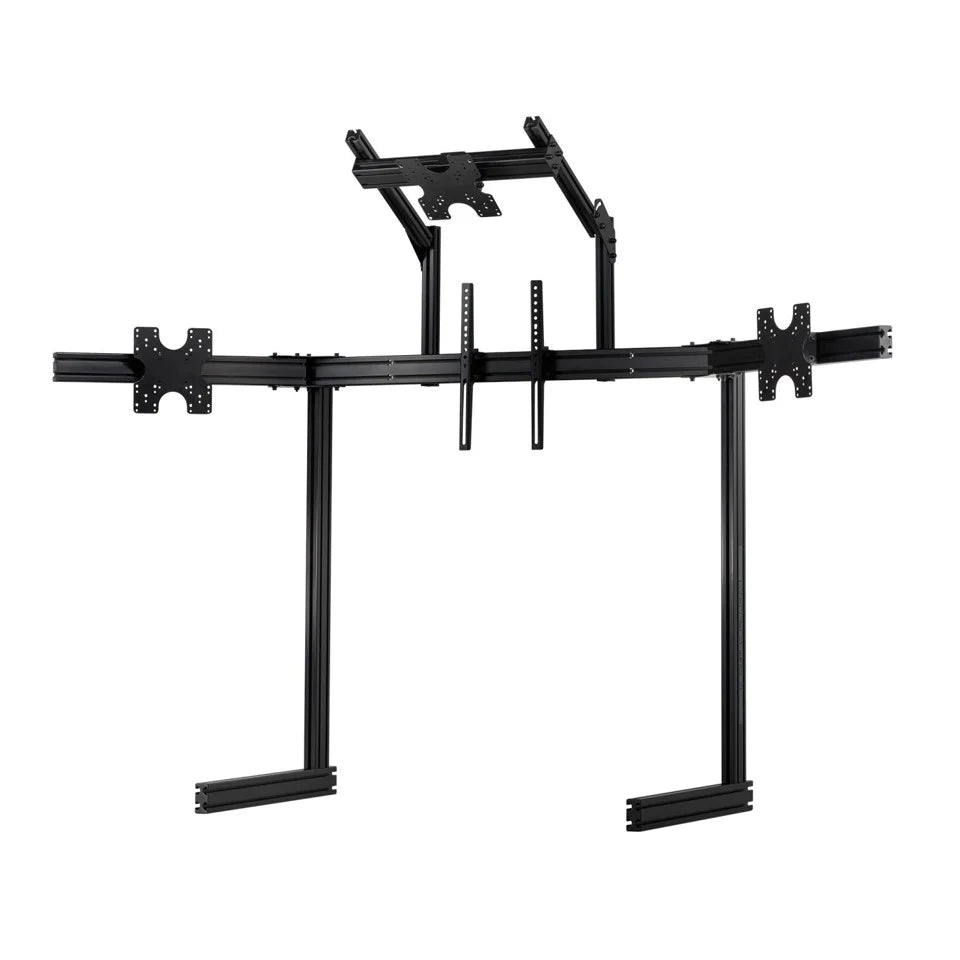 Next Level Racing Elite Fritstående Quad Monitor Stand   Sort  Skærmophæng Geekd Dk