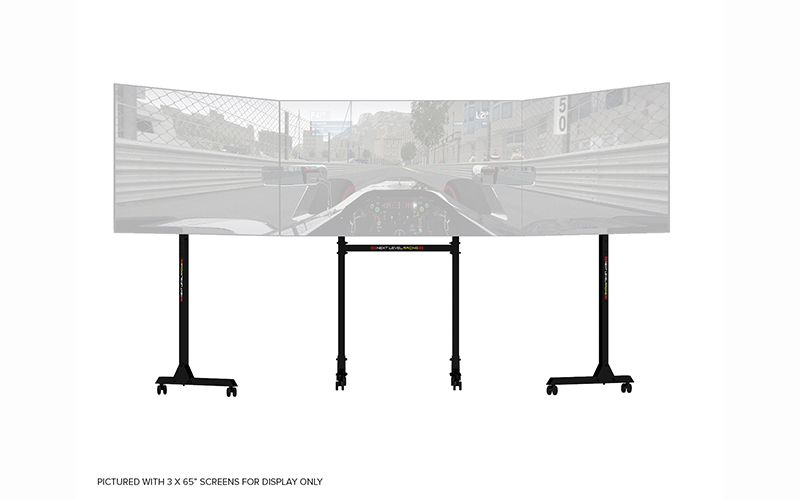 Next Level Racing Free Standing Triple Monitor Stand Skærmophæng Geekd Dk