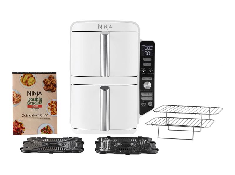 Ninja Doublestack Sl400euwh Airfryer   47kw Hvid