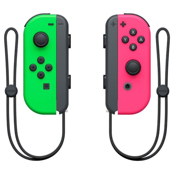 Nintendo Switch Joy-con Controller Pair Neon Grøn  Neon Pink