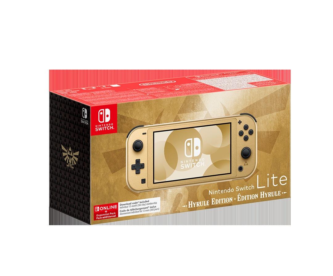 Nintendo Switch Lite Hyrule Edition Konsol Geekd Dk
