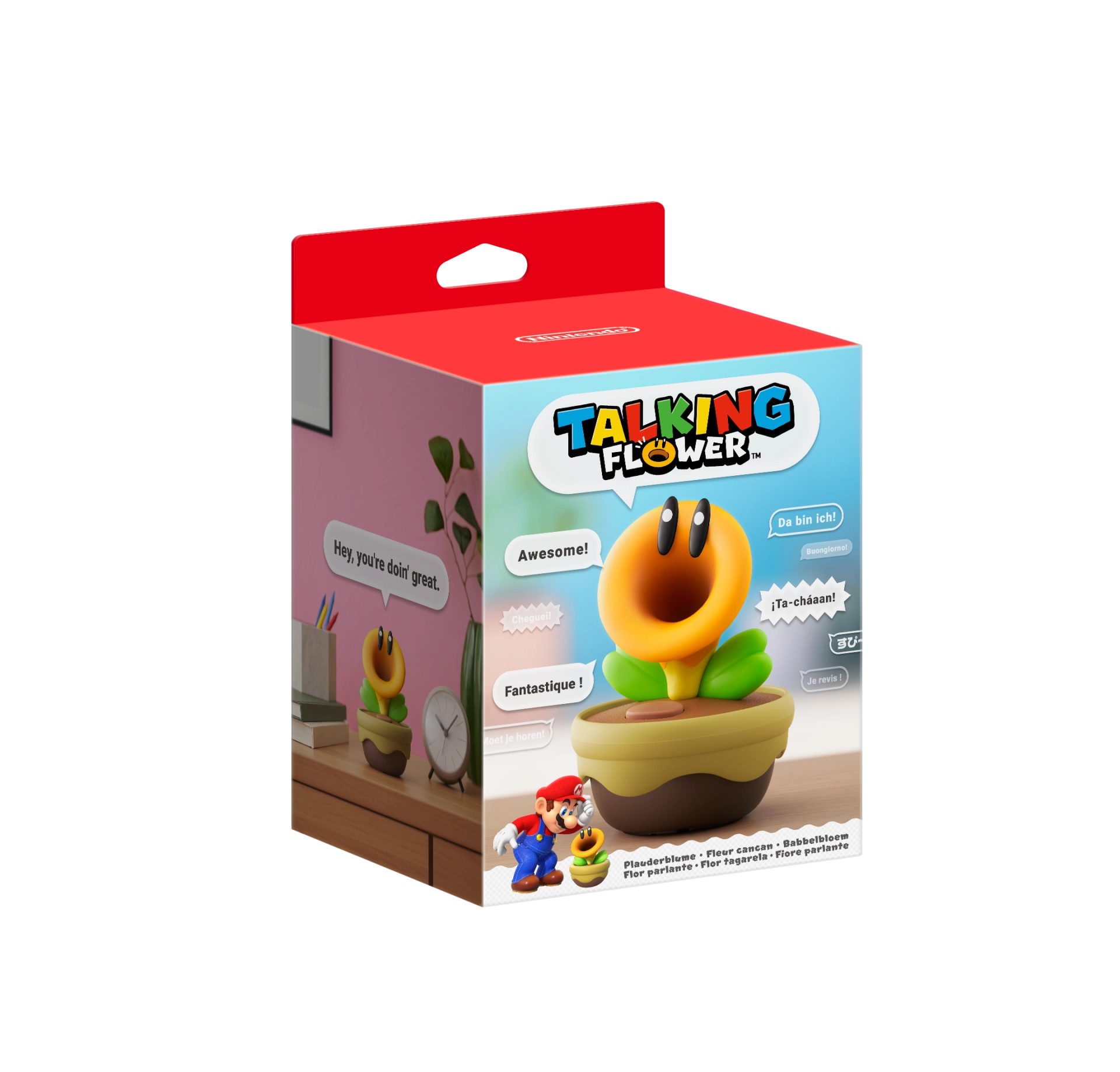 Nintendo Talende Blomst Super Mario Bros  Wonder Figur Geekd Dk