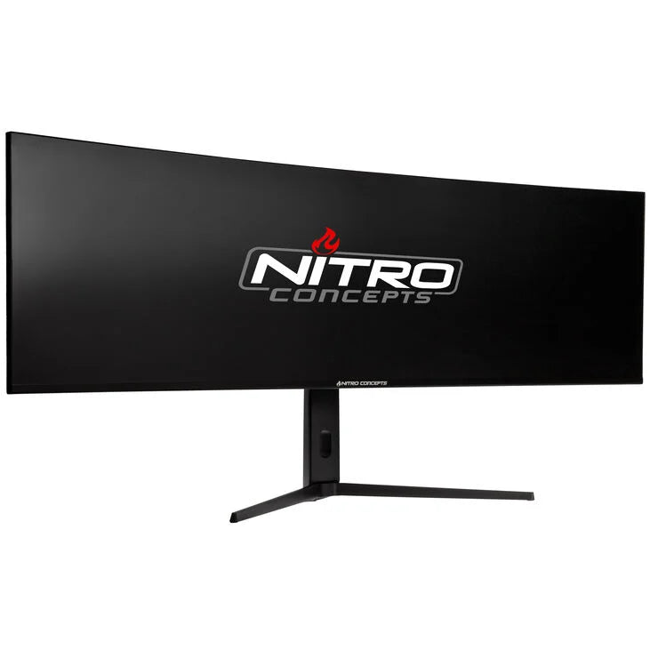 Nitro Concepts Sm1 Simracing Monitor Dual Qhd 1440p  5120   1440  144hz Ips