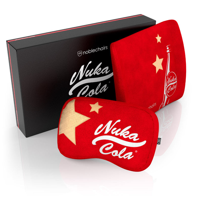 Noblechairs Memory Foam Pudesæt Til Gamingstol Fallout Nuka-cola Edition Puder Geekd Dk