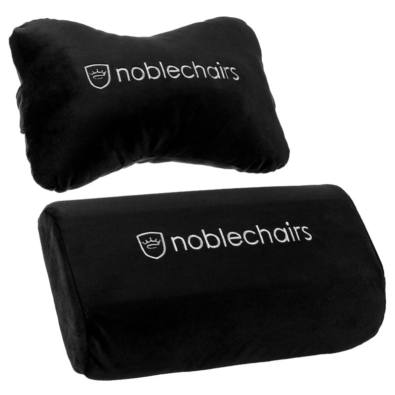 Noblechairs Pudesæt Til Gamingstol Epic Icon Hero Black White Puder Geekd Dk