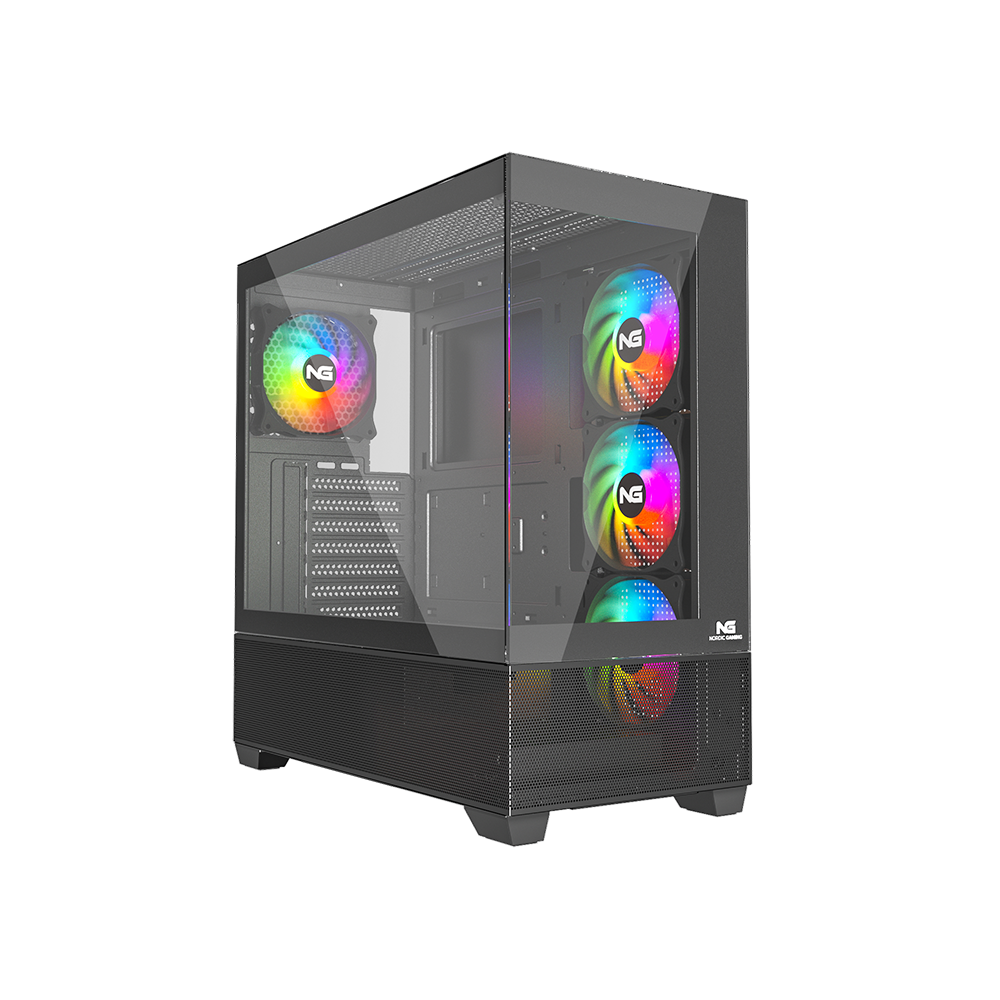 Nordic Gaming Hugin Rgb Tårn Atx Sort