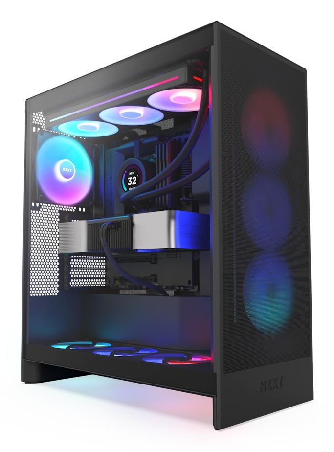 Nzxt   Series H7 Flow Rgb Tårn Atx Sort Kabinet Geekd Dk