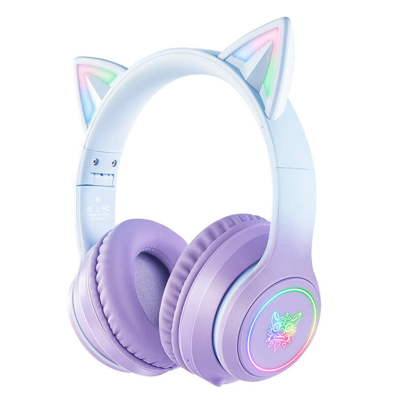 Onikuma B90 Gaming Headset   Blå Lilla Geekd Dk