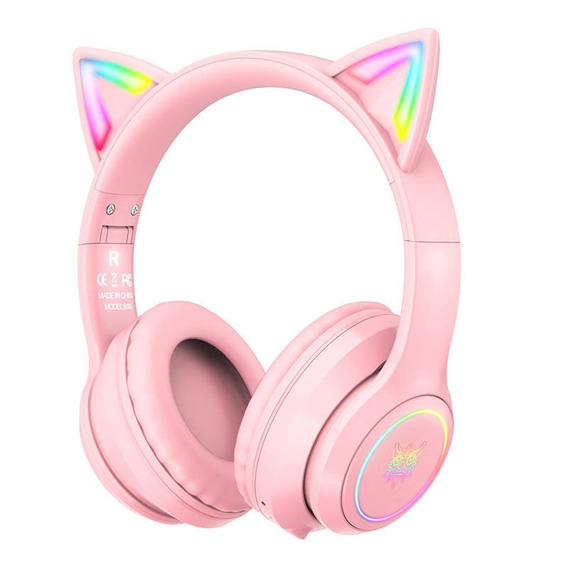 Onikuma B90 Trådløse Hovedtelefoner Med Katteører Headset Geekd Dk