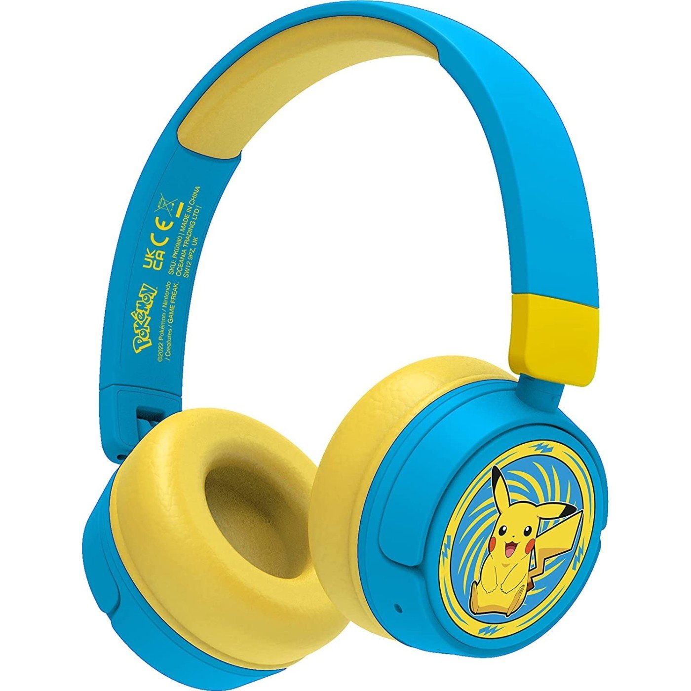 Otl Bluetooth Headset Med Forældrekontrol Pokémon Pikachu