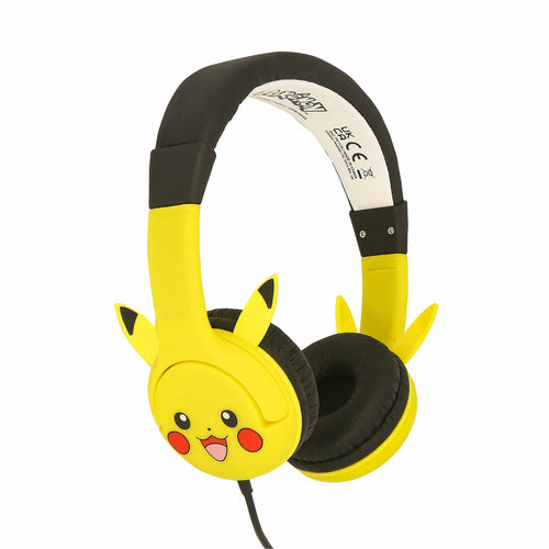 Otl Pikachu Moulded Ears Childrens Headphones Headset Geekd Dk
