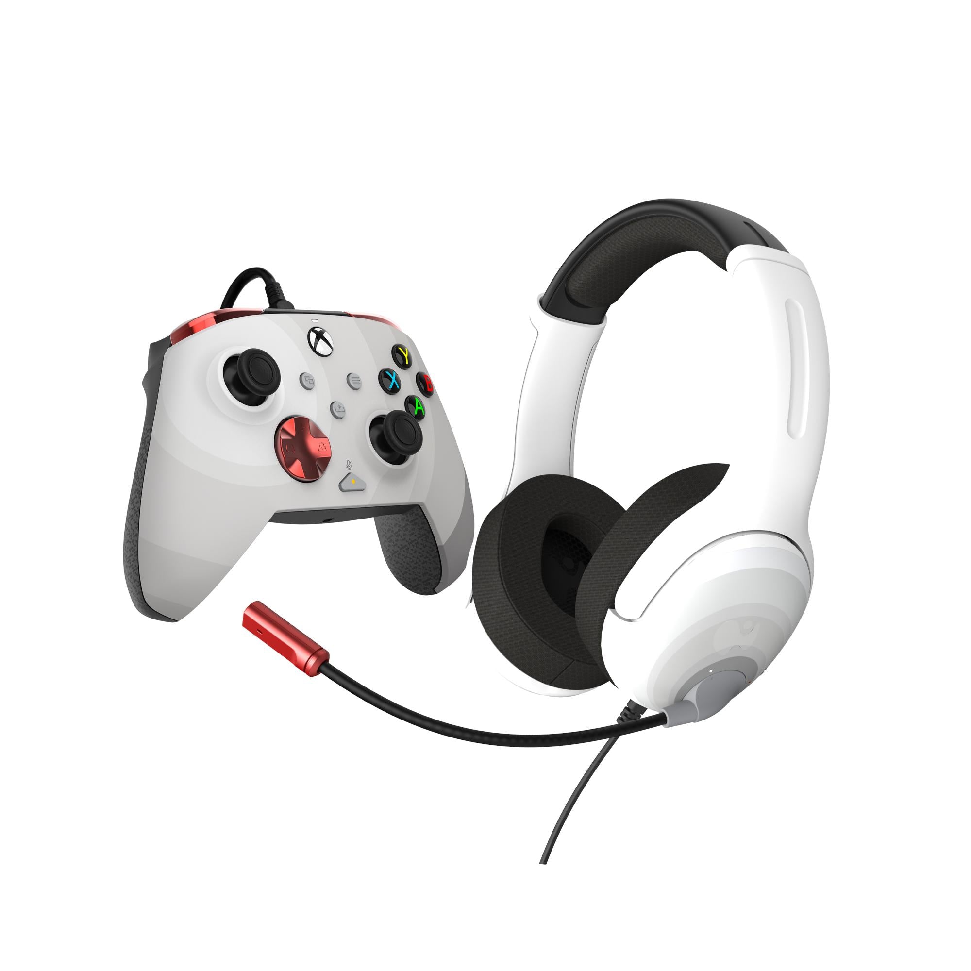 Pdp Rematch   Airlite Radial Hvid Bundle Licensed Xbox Controller Geekd Dk