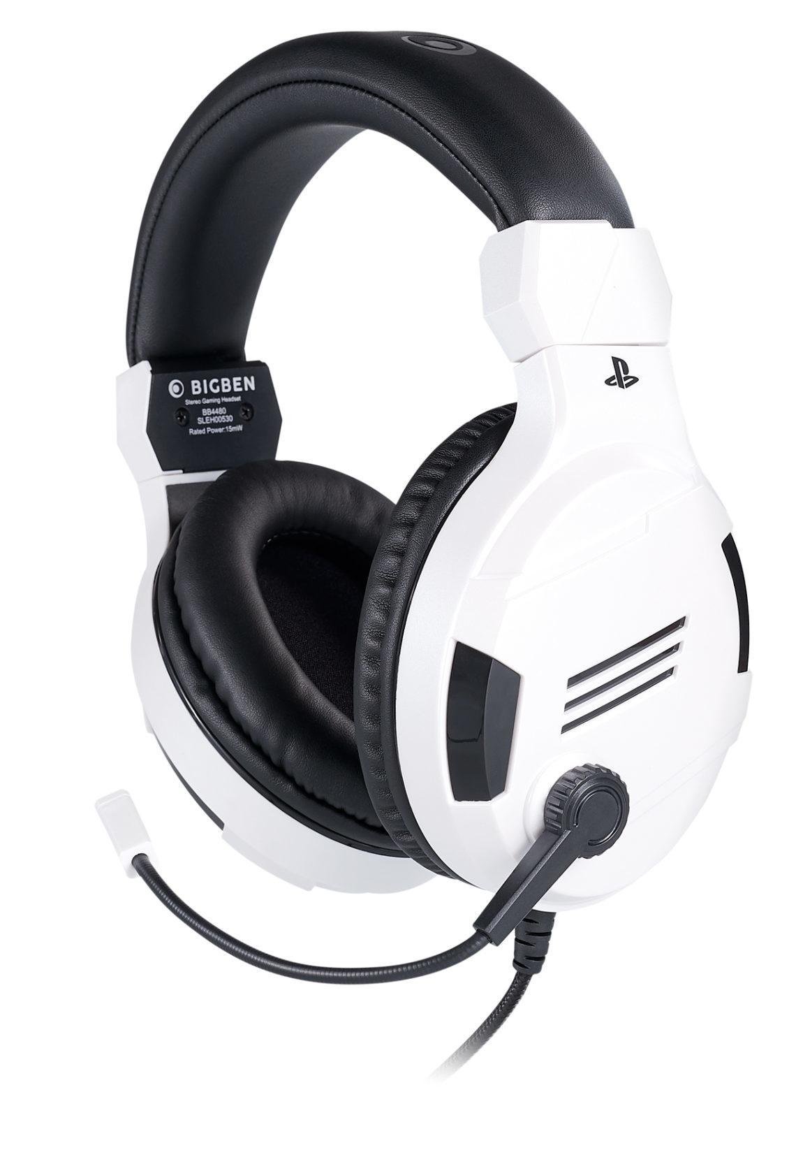 Playstation   Hw Bigben Stereo Gaming Headset V3  White