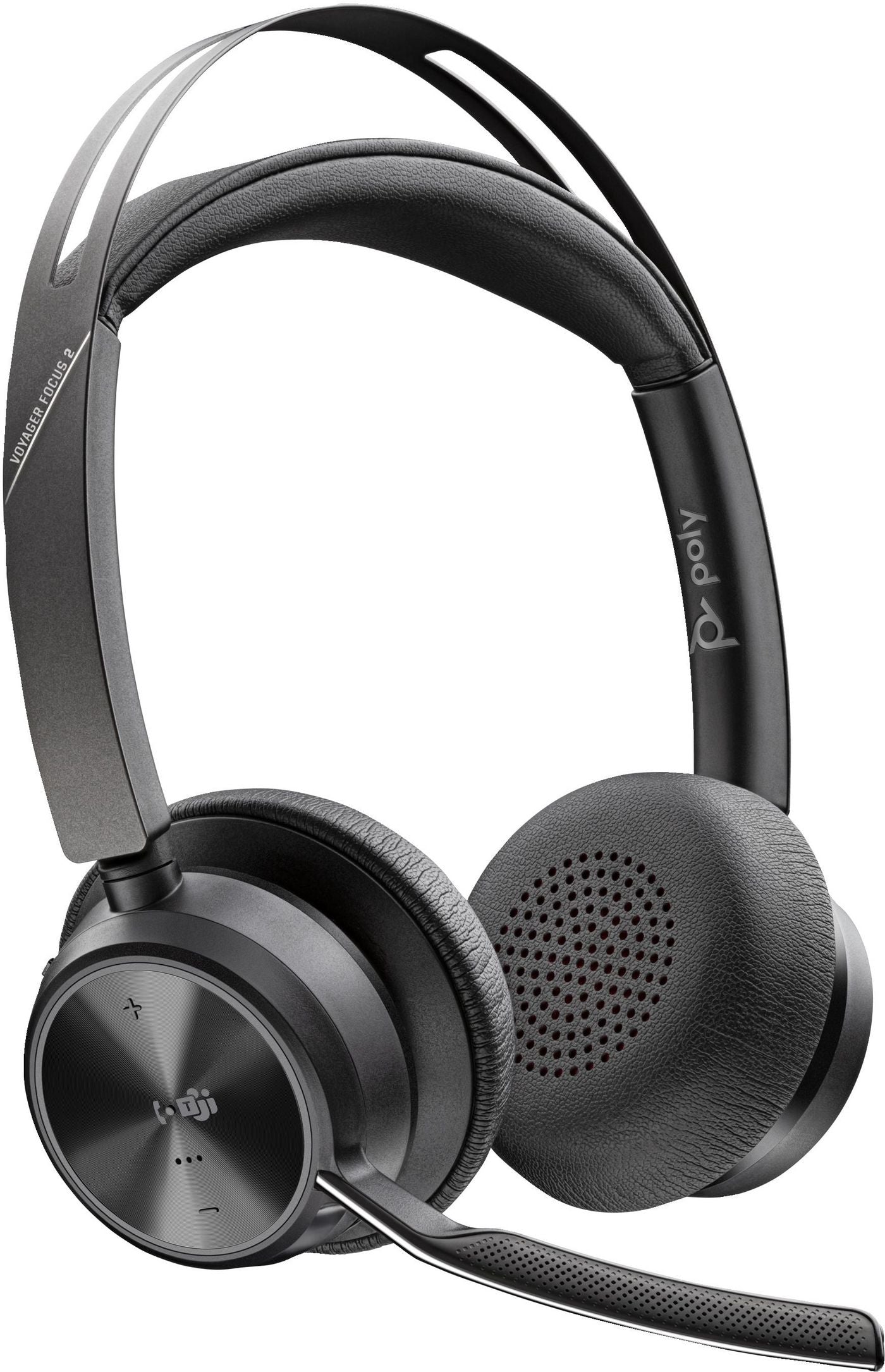 Poly Voyager Focus   Trådløst Kontorheadset Sort Geekd Dk