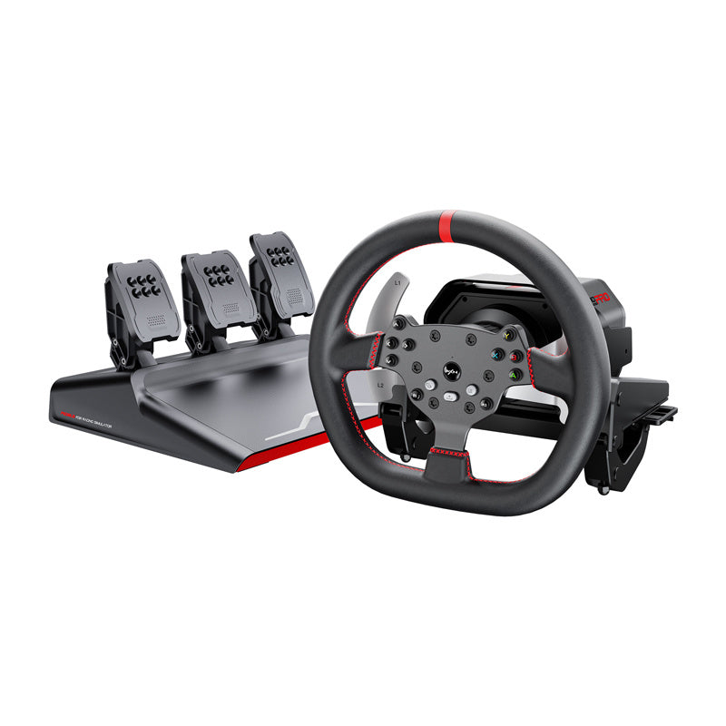 Pxn-v10 Pro Gaming Set Steering Wheel   Pedals   Mounting Clamps  Pc   Ps4   Xbox One   Xbox Series      Racing Seat Geekd Dk
