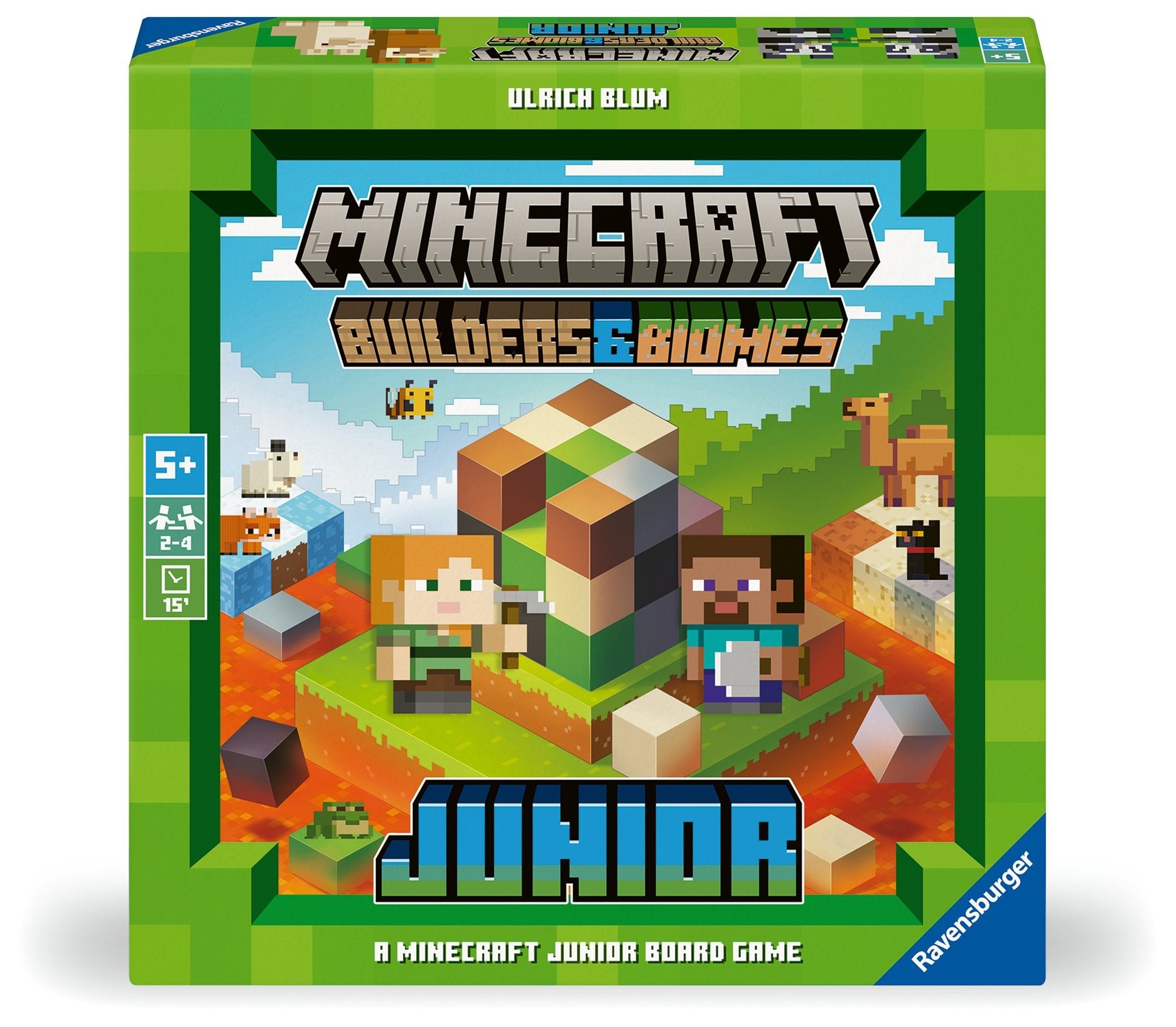 Ravensburger Minecraft Junior  10824705  Brætspil Geekd Dk
