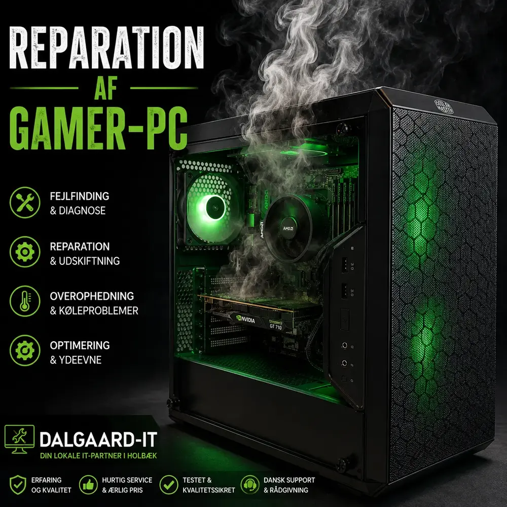 Reparation Af Gamer-pc   Holbæk