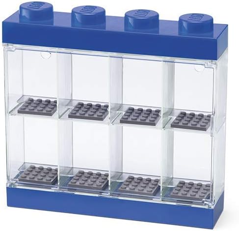 Room Copenhagen Lego Minifigures Display Case Blue  Storage Box  Transparent  Transparent  Opbevaringskasse Geekd Dk